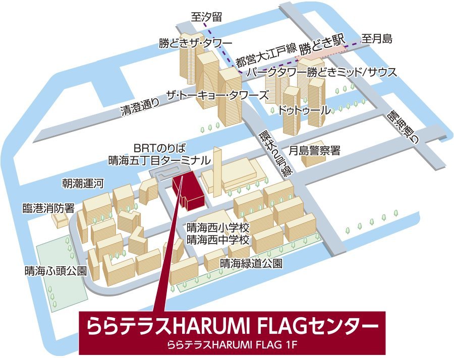 三井のリハウス ららテラスHARUMI FLAGセンター 三井のリハウス ららテラスHARUMI FLAGセンター