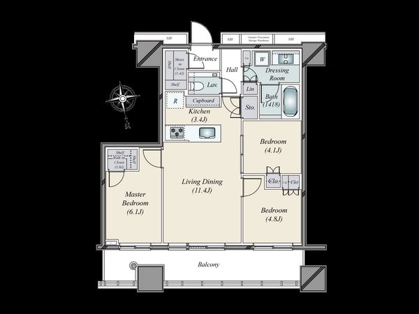 WORLD TOWER RESIDENCE 間取図 WORLD TOWER RESIDENCE 間取図