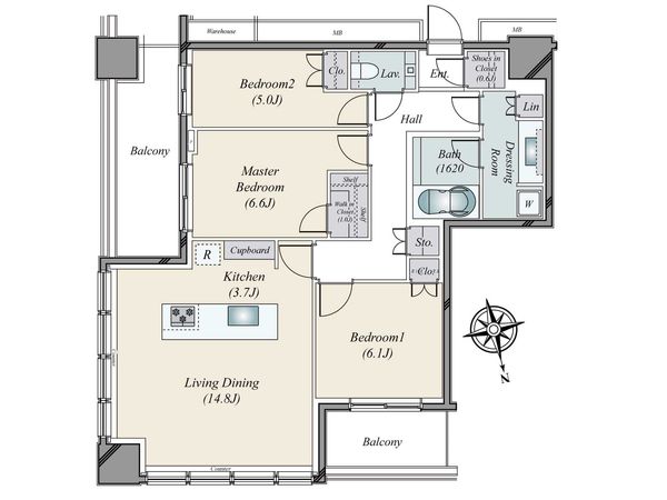 WORLD TOWER RESIDENCE 間取図 WORLD TOWER RESIDENCE 間取図