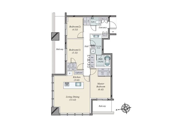 WORLD TOWER RESIDENCE 間取図 WORLD TOWER RESIDENCE 間取図