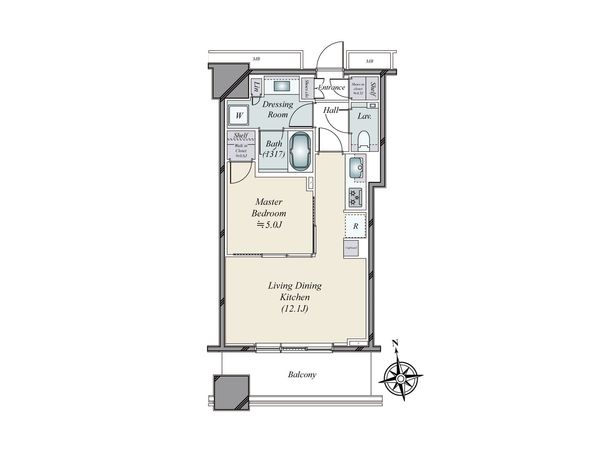 WORLD TOWER RESIDENCE 間取図(平面図) WORLD TOWER RESIDENCE 間取図(平面図)