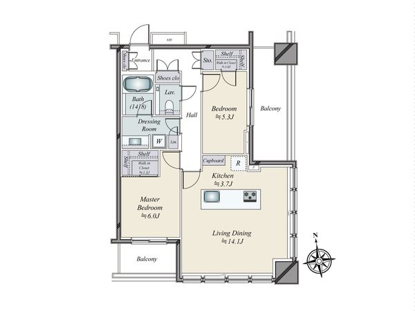 WORLD TOWER RESIDENCE 間取図 WORLD TOWER RESIDENCE 間取図