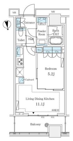 WORLD TOWER RESIDENCE 間取図(平面図) WORLD TOWER RESIDENCE 間取図(平面図)