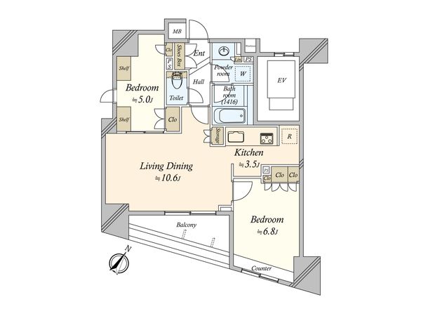 BELISTA人形町 間取図 BELISTA人形町 間取図
