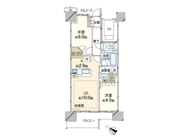 インプレスト東京八丁堀 間取図 インプレスト東京八丁堀 間取図