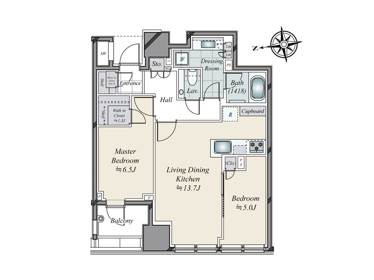 パークコート ザ・三番町ハウス 間取図 パークコート ザ・三番町ハウス 間取図
