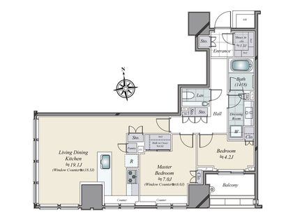 パークコート ザ・三番町ハウス 間取図 パークコート ザ・三番町ハウス 間取図