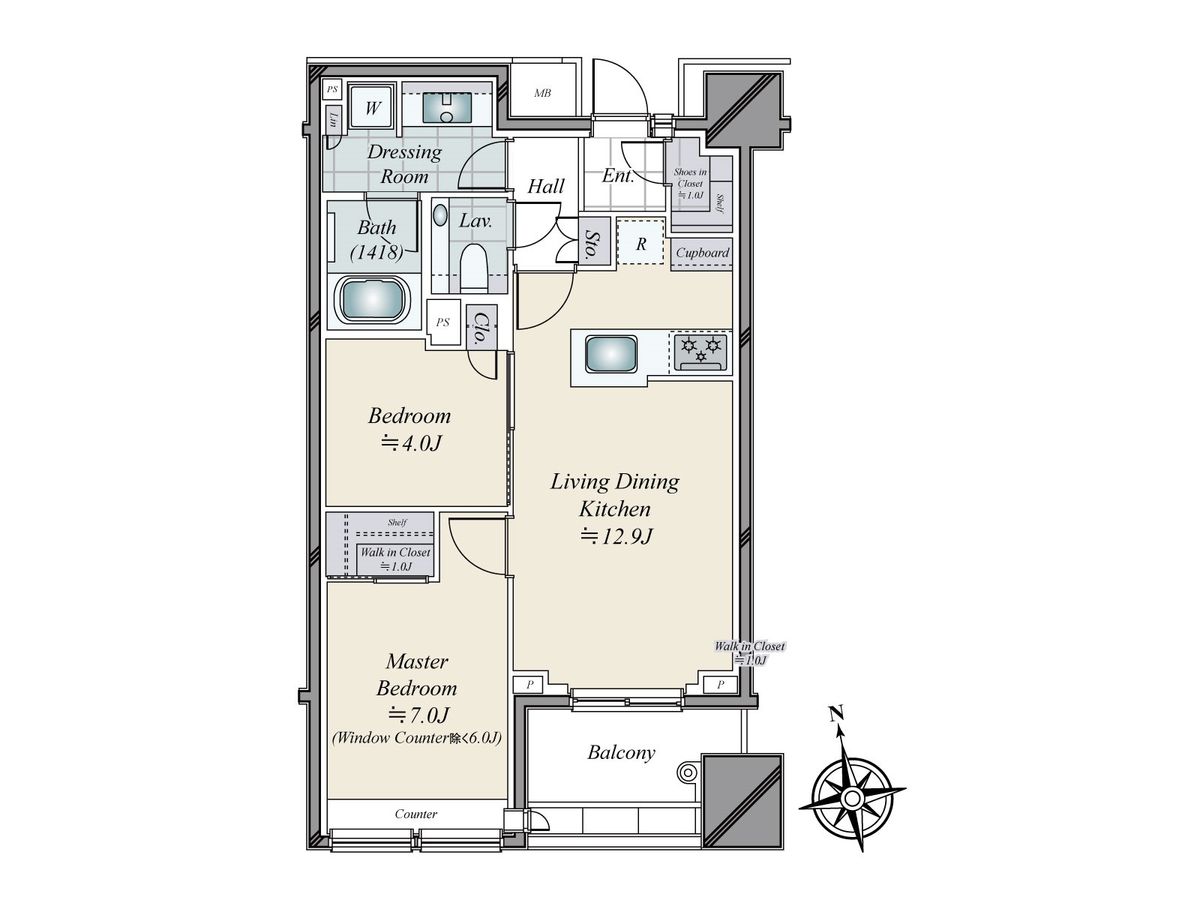 パークコート ザ・三番町ハウス 間取図 パークコート ザ・三番町ハウス 間取図