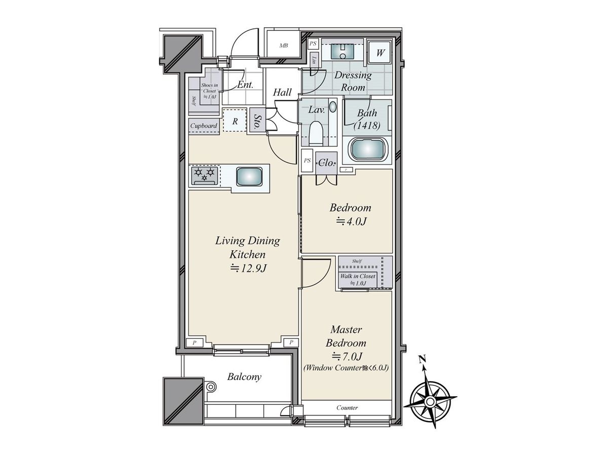 パークコート ザ・三番町ハウス 間取図 パークコート ザ・三番町ハウス 間取図