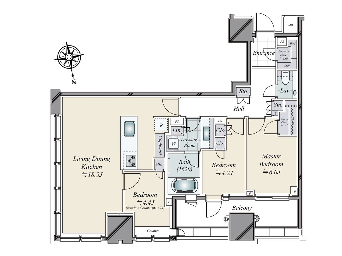 パークコート ザ・三番町ハウス 間取図 パークコート ザ・三番町ハウス 間取図