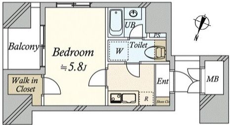サンパティーク日本橋三越前 間取図 サンパティーク日本橋三越前 間取図