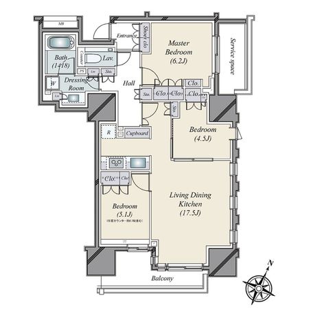 パークホームズ日本橋本町 間取図 パークホームズ日本橋本町 間取図