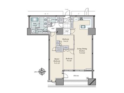 三田ガーデンヒルズ イーストヒル 間取図 三田ガーデンヒルズ イーストヒル 間取図