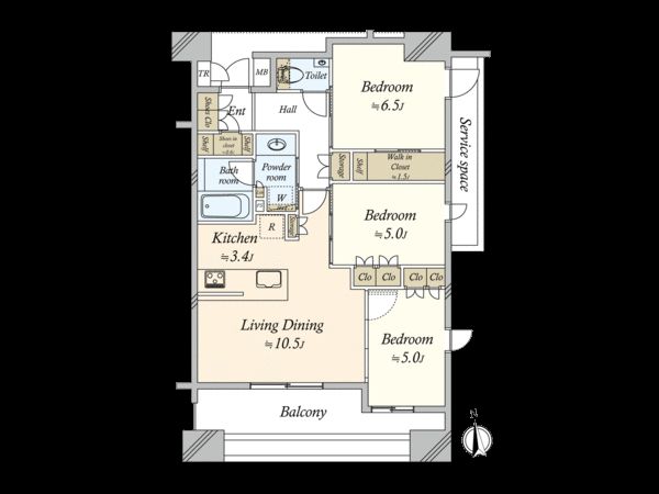ウエリス千代田東神田 間取り ウエリス千代田東神田 間取り