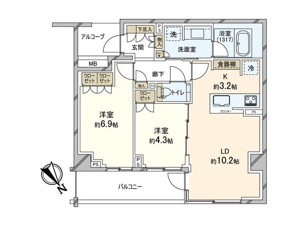 ザ・パークハウス大崎 間取図 ザ・パークハウス大崎 間取図