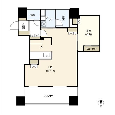 ローレルタワー心斎橋 間取図 ローレルタワー心斎橋 間取図