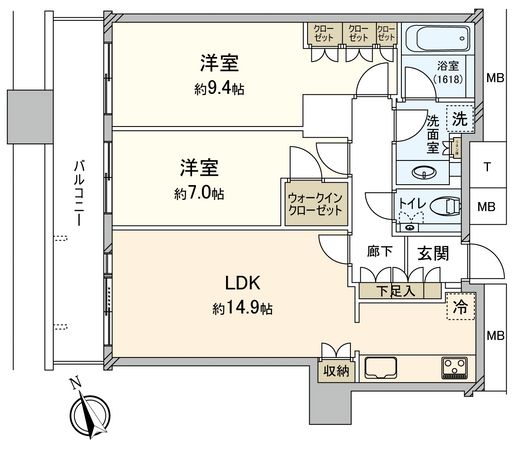 The Kitahama 間取 The Kitahama 間取