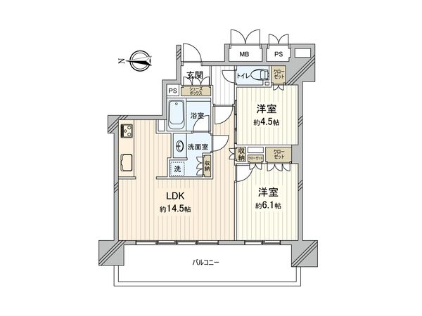 ブランズタワー御堂筋本町 間取図 ブランズタワー御堂筋本町 間取図