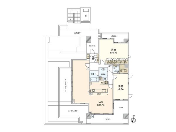 パークハウス千里中央 サザン・レジデンス 間取図 パークハウス千里中央 サザン・レジデンス 間取図