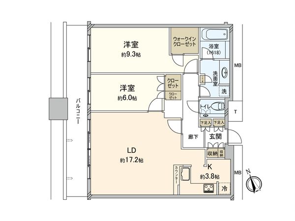 The Kitahama 間取図 The Kitahama 間取図