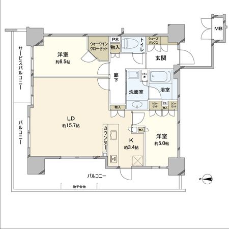 ブランズタワー御堂筋本町 間取図 ブランズタワー御堂筋本町 間取図