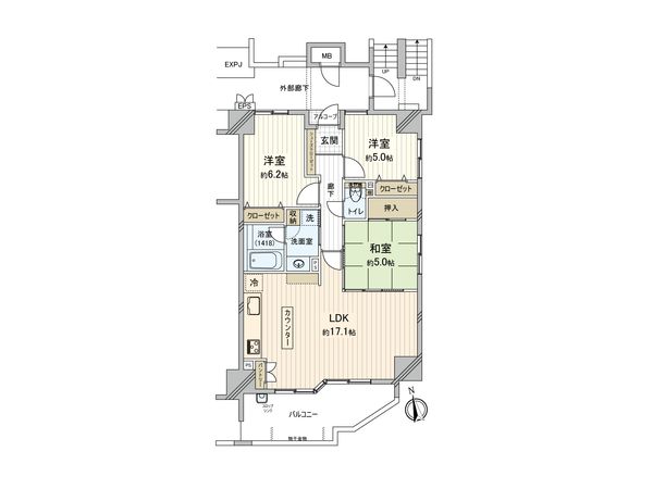 サーパス松屋町筋 間取図 サーパス松屋町筋 間取図