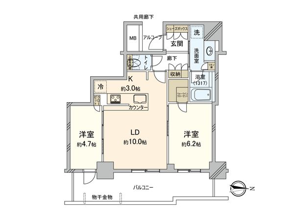 シエリアタワー大阪堀江 間取図 シエリアタワー大阪堀江 間取図