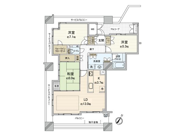 ジオタワー京町堀 間取図 ジオタワー京町堀 間取図