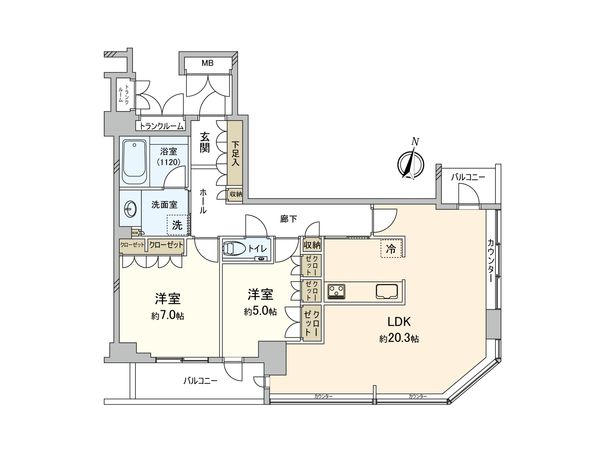 ディーグラフォート大阪N.Y.タワーHIGOBASHI 間取図 ディーグラフォート大阪N.Y.タワーHIGOBASHI 間取図