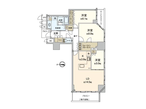 ジオタワー新町 間取図 ジオタワー新町 間取図