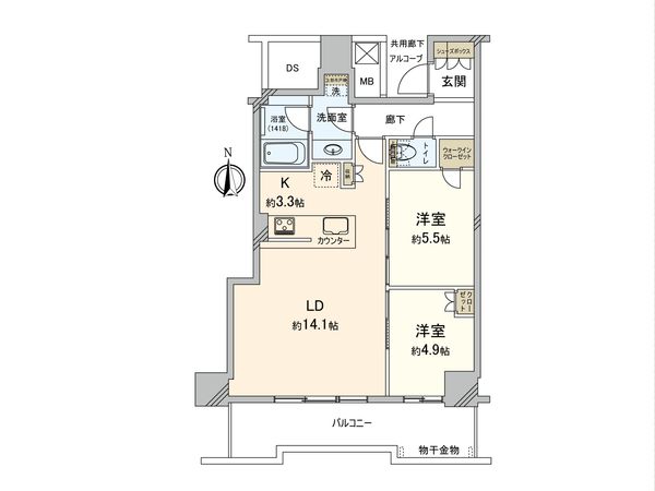 シエリアタワー大阪堀江 間取図 シエリアタワー大阪堀江 間取図