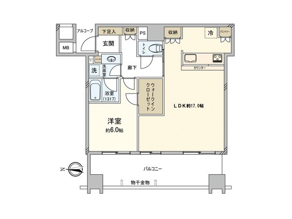 パークタワー北浜 間取図 パークタワー北浜 間取図
