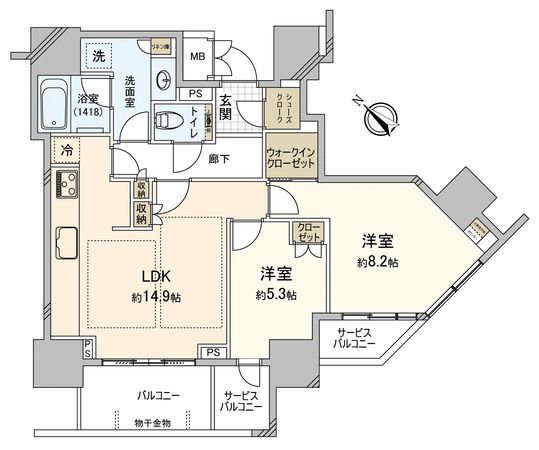 グランドメゾン上町台レジデンスタワー 間取 グランドメゾン上町台レジデンスタワー 間取