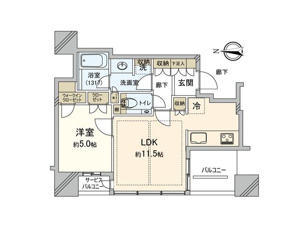 クラッシィタワー淀屋橋 間取図 クラッシィタワー淀屋橋 間取図