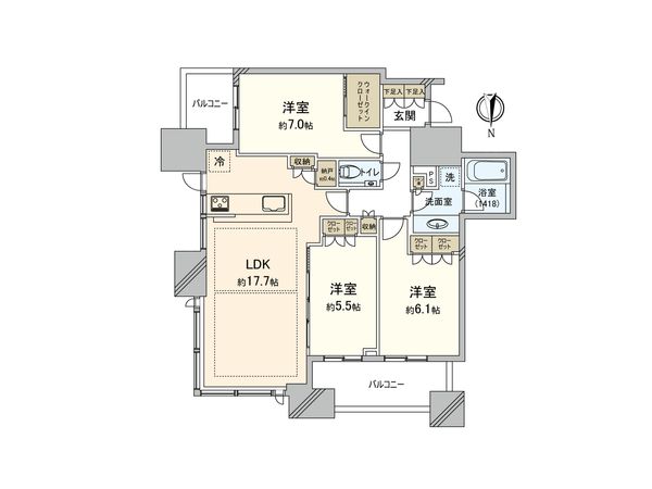 シティタワー大阪本町 間取図 シティタワー大阪本町 間取図