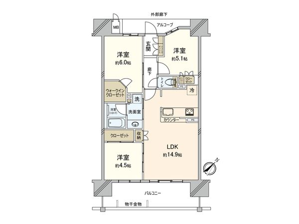 ファインフラッツ天王寺アーバネックス 間取図 ファインフラッツ天王寺アーバネックス 間取図