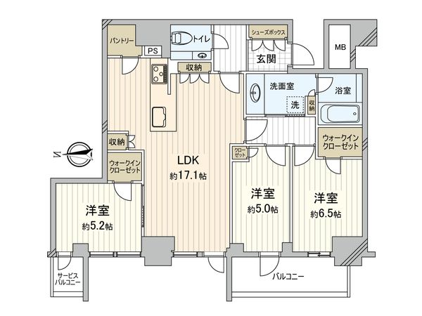 シエリアタワー大阪堀江 間取図 シエリアタワー大阪堀江 間取図