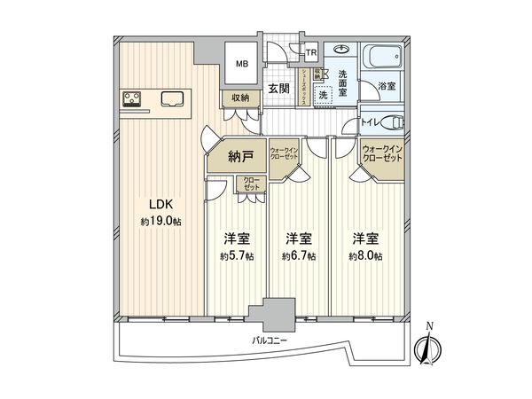 大阪ひびきの街 ザ・サンクタスタワー 間取図 大阪ひびきの街 ザ・サンクタスタワー 間取図
