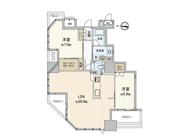 ブランズタワー大阪本町 間取図 ブランズタワー大阪本町 間取図