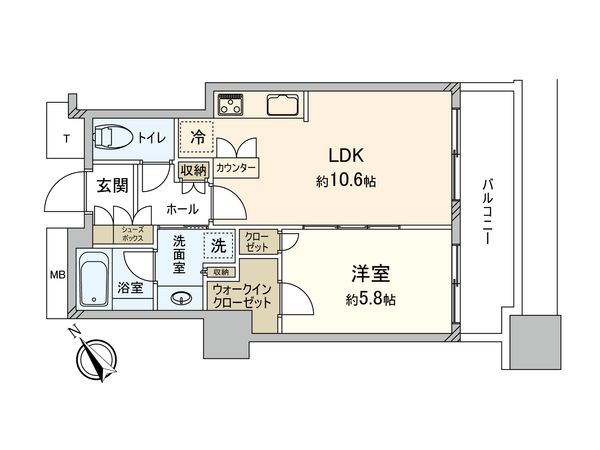 The Kitahama 間取図 The Kitahama 間取図