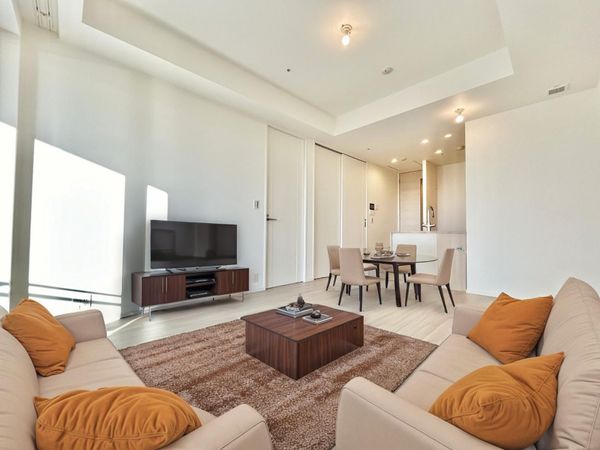 WORLD TOWER RESIDENCE リビング(CG家具あり) WORLD TOWER RESIDENCE リビング(CG家具あり)