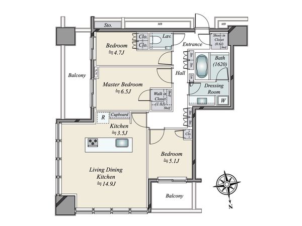 WORLD TOWER RESIDENCE 間取図 WORLD TOWER RESIDENCE 間取図