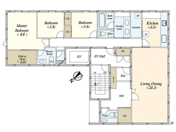 ManaHouse Minamiazabu 間取図 ManaHouse Minamiazabu 間取図