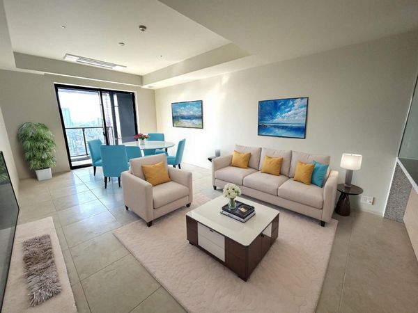 WORLD TOWER RESIDENCE リビング(CG家具あり) WORLD TOWER RESIDENCE リビング(CG家具あり)