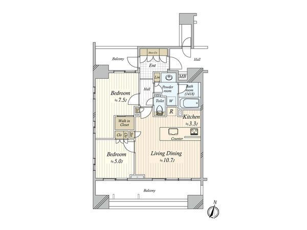 ブランズ南麻布 間取図 ブランズ南麻布 間取図