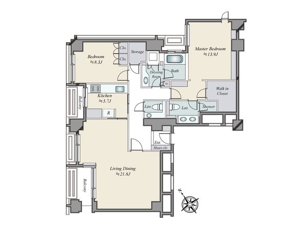 間取図(平面図) 間取図(平面図)