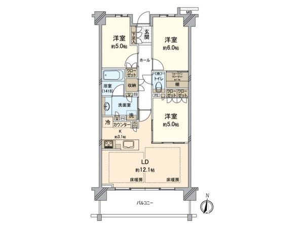 パークホームズ吉祥寺北グランヴィラ 間取図 パークホームズ吉祥寺北グランヴィラ 間取図
