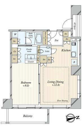 アクシア麻布 間取図 アクシア麻布 間取図