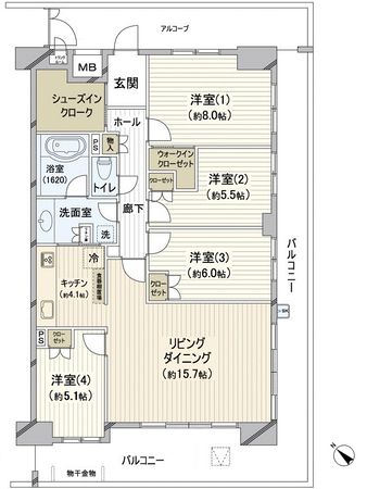 千葉マリンコート 間取図 千葉マリンコート 間取図