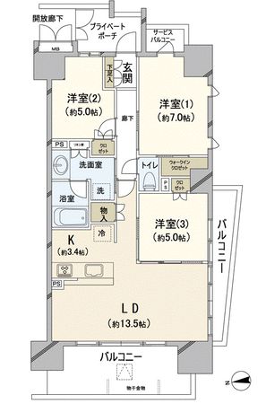 グラディス千葉駅前 間取図 グラディス千葉駅前 間取図